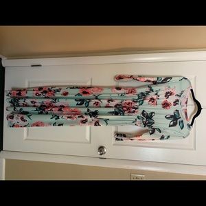 LONG FLORAL DRESS